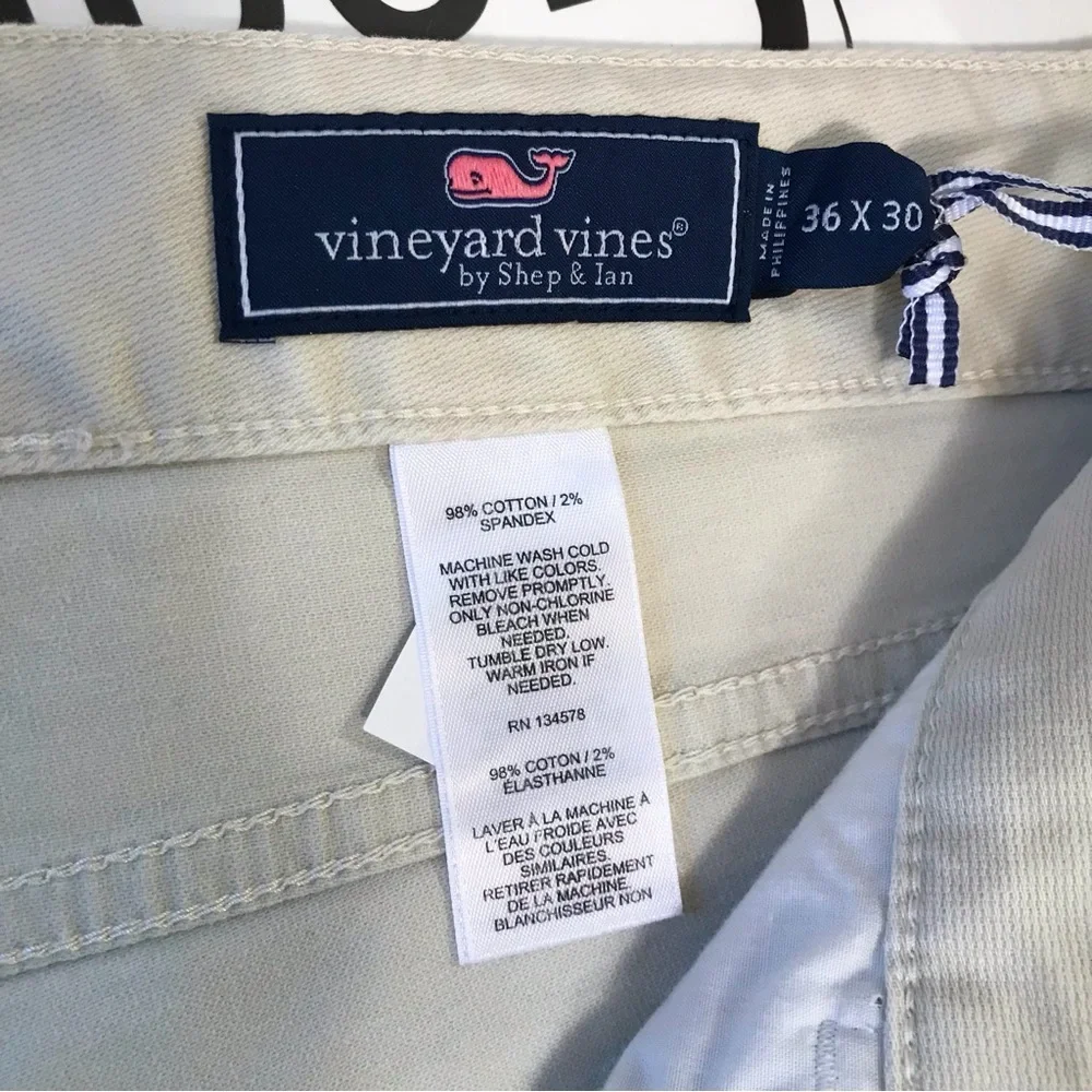 Vineyard Vines Five Pocket Slim Jeans Stone NWT